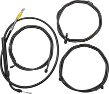 Load image into Gallery viewer, LA Choppers Handlebar Cable/Brake Line Kit - Complete - 12" - 14" Handlebars - Midnight LA-8056KT2-13M - Main Product View
