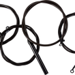 Load image into Gallery viewer, LA Choppers Handlebar Cable/Brake Line Kit - Complete - 12" - 14" Handlebars - Midnight LA-8059KT2-13M - Main Product View