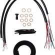 Load image into Gallery viewer, LA Choppers Handlebar Cable/Brake Line Kit - Complete - 12" - 14" Handlebars - Midnight LA-8059KT2-13M - Side View