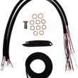 Load image into Gallery viewer, LA Choppers Handlebar Cable/Brake Line Kit - Complete - 15" - 17" Handlebars - Black Vinyl LA-8059KT2-16B - Side View