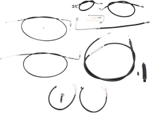 Load image into Gallery viewer, LA Choppers Handlebar Cable/Brake Line Kit - 15"