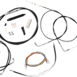 Load image into Gallery viewer, LA Choppers Handlebar Cable/Brake Line Kit - Complete - 15" - 17" Handlebars - Black Vinyl LA-8300KT2-16B - Main Product View