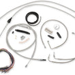 Load image into Gallery viewer, LA Choppers Handlebar Cable/Brake Line Kit - Complete - 18" - 20" Handlebars - Stainless LA-8059KT2-19