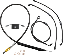 Load image into Gallery viewer, LA Choppers Handlebar Cable/Brake Line Kit - 12"