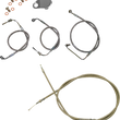 Load image into Gallery viewer, LA Choppers Handlebar Cable/Brake Line Kit - 12"