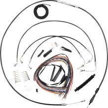Load image into Gallery viewer, LA Choppers Handlebar Cable/Brake Line Kit - 12"