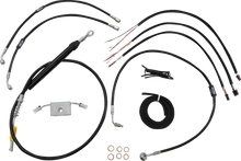Load image into Gallery viewer, LA Choppers Handlebar Cable/Brake Line Kit - 12"
