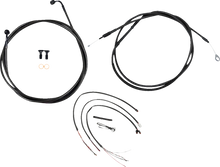 Load image into Gallery viewer, LA Choppers Handlebar Cable/Brake Line Kit - 12"