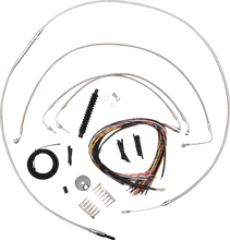 Load image into Gallery viewer, LA Choppers Handlebar Cable/Brake Line Kit - 12"