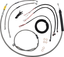 Load image into Gallery viewer, LA Choppers Handlebar Cable/Brake Line Kit - 12"