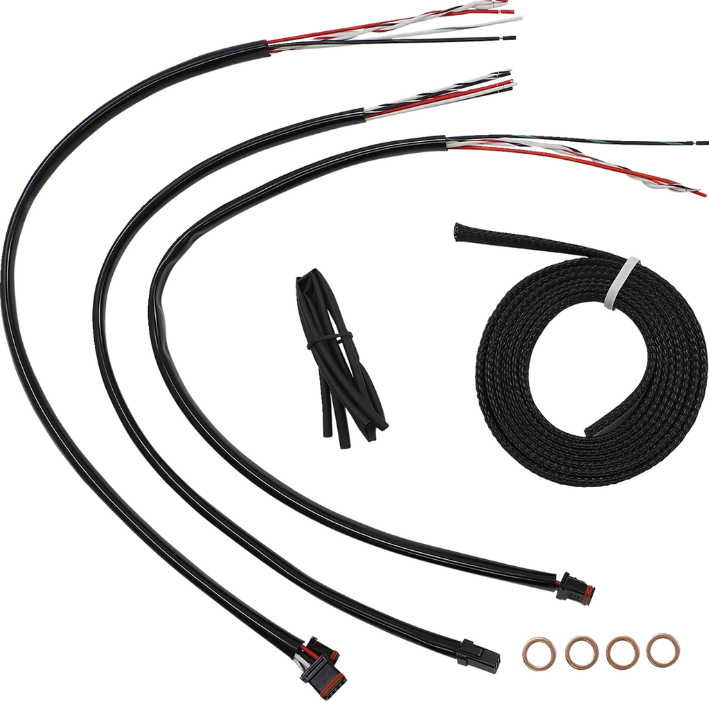 LA Choppers Handlebar Cable/Brake Line Kit - 15"