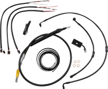 Load image into Gallery viewer, LA Choppers Handlebar Cable/Brake Line Kit - 15"