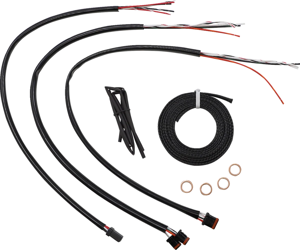 LA Choppers Handlebar Cable/Brake Line Kit - 15"