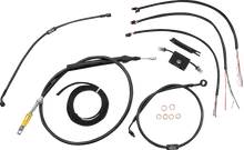 Load image into Gallery viewer, LA Choppers Handlebar Cable/Brake Line Kit - 15"