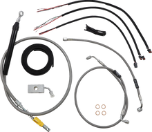 Load image into Gallery viewer, LA Choppers Handlebar Cable/Brake Line Kit - 15"