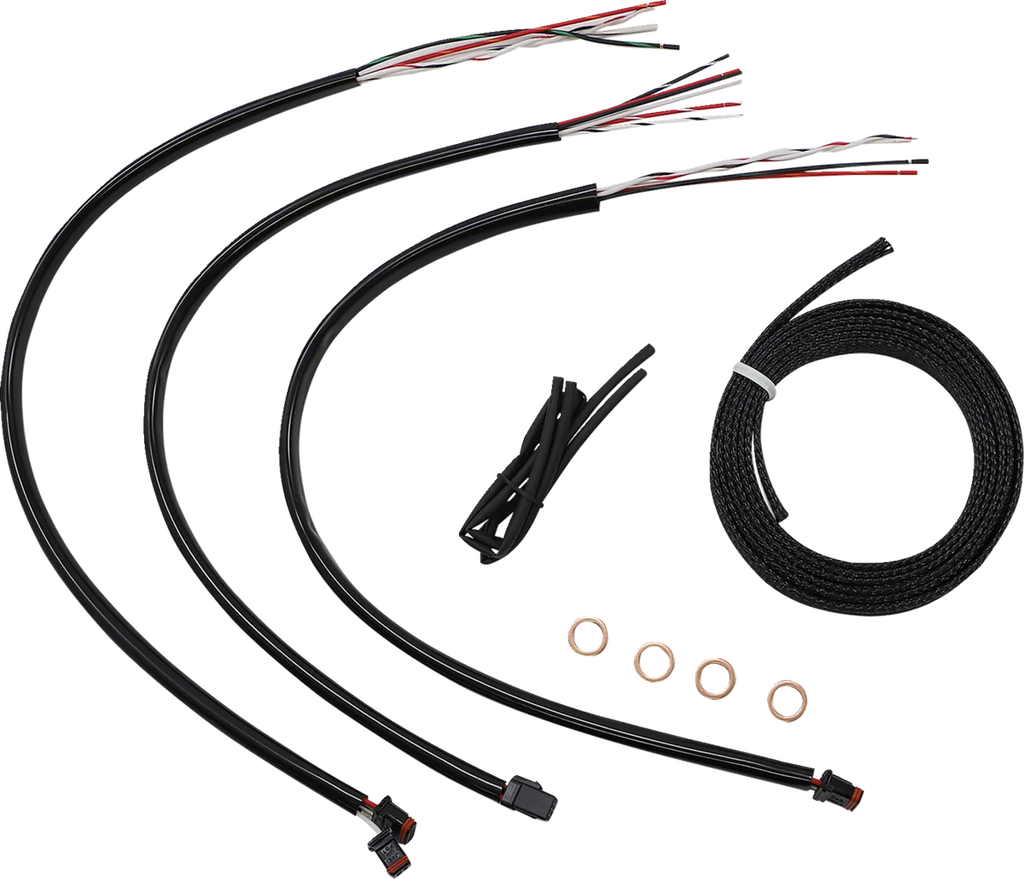 LA Choppers Handlebar Cable/Brake Line Kit - 15"