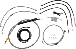 LA Choppers Handlebar Cable/Brake Line Kit - 15"