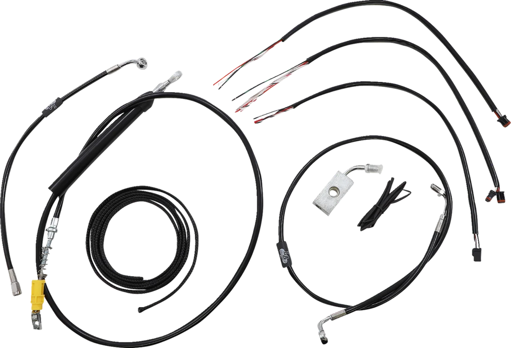 LA Choppers Handlebar Cable/Brake Line Kit - 18"