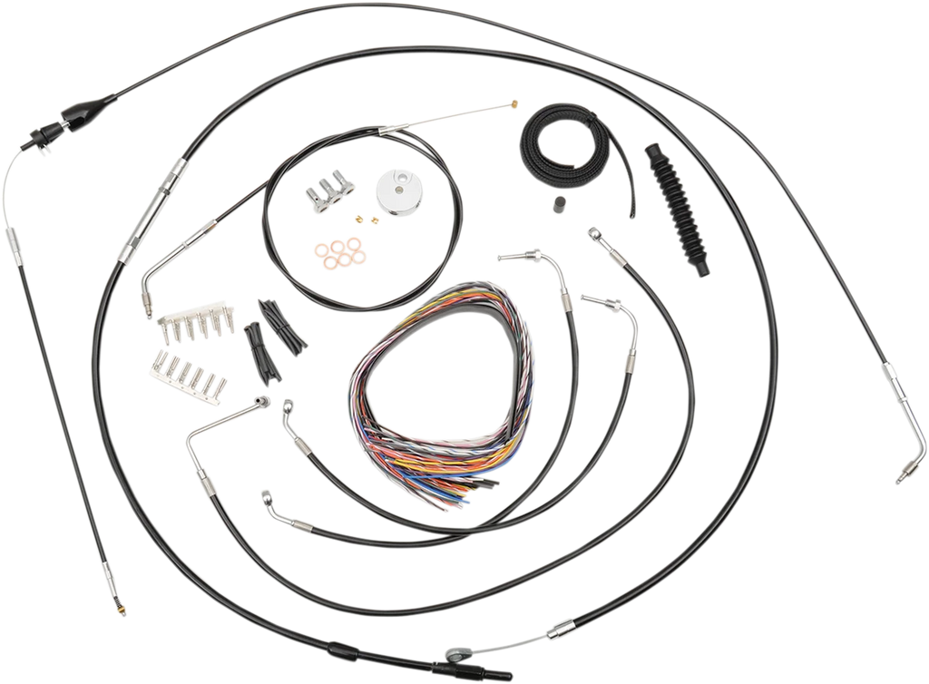 LA Choppers Handlebar Cable/Brake Line Kit - 18"
