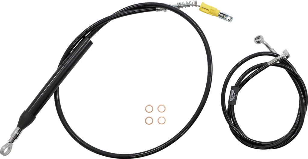 LA Choppers Handlebar Cable/Brake Line Kit - 18"