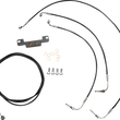Load image into Gallery viewer, LA Choppers Handlebar Cable/Brake Line Kit - Stock Ape Hanger Handlebars - Black Vinyl LA-8056KT-08B - Main Product View
