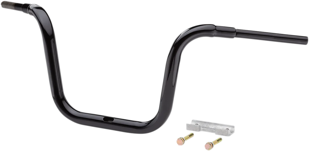 LA Choppers Handlebar - Grande Traditional Ape Hanger - 12" - Black LA-7314-12B - Back View