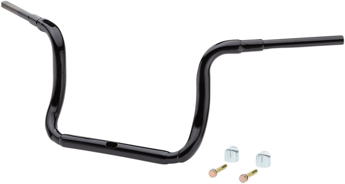LA Choppers Handlebar - Grande Traditional Ape Hanger - 12" - Black LA-7323-12B - Side View
