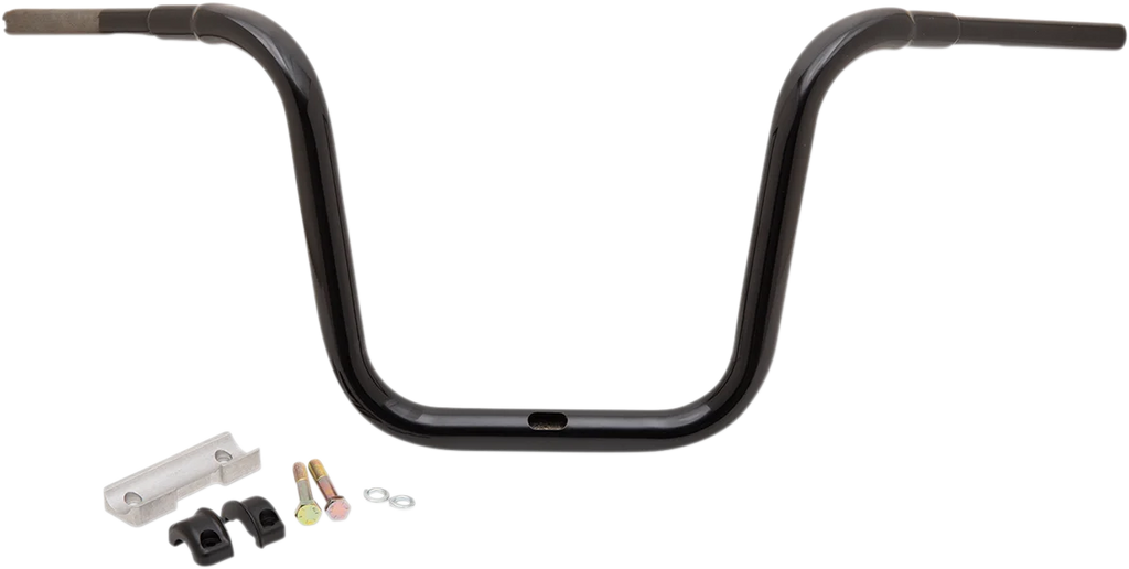 LA Choppers Handlebar - Grande Traditional Ape Hanger - 14" - Black LA-7314-14B - Installation View