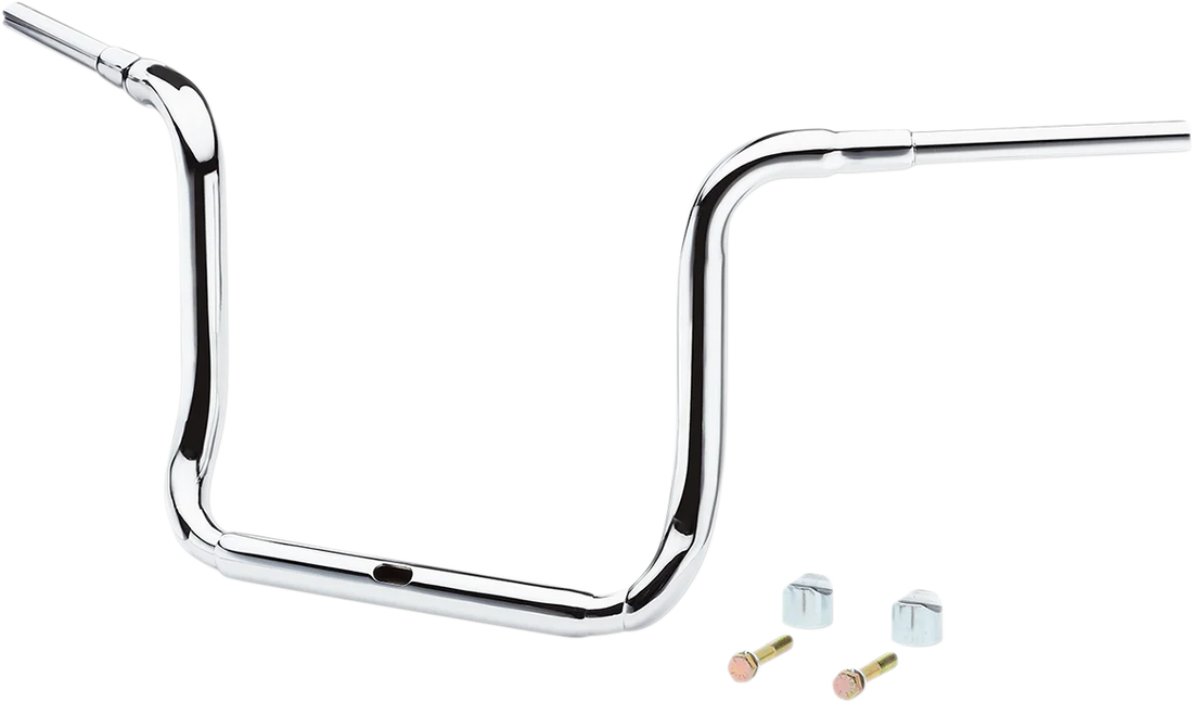 LA Choppers Handlebar - Grande Traditional Ape Hanger - 14" - Chrome LA-7323-14 - Side View