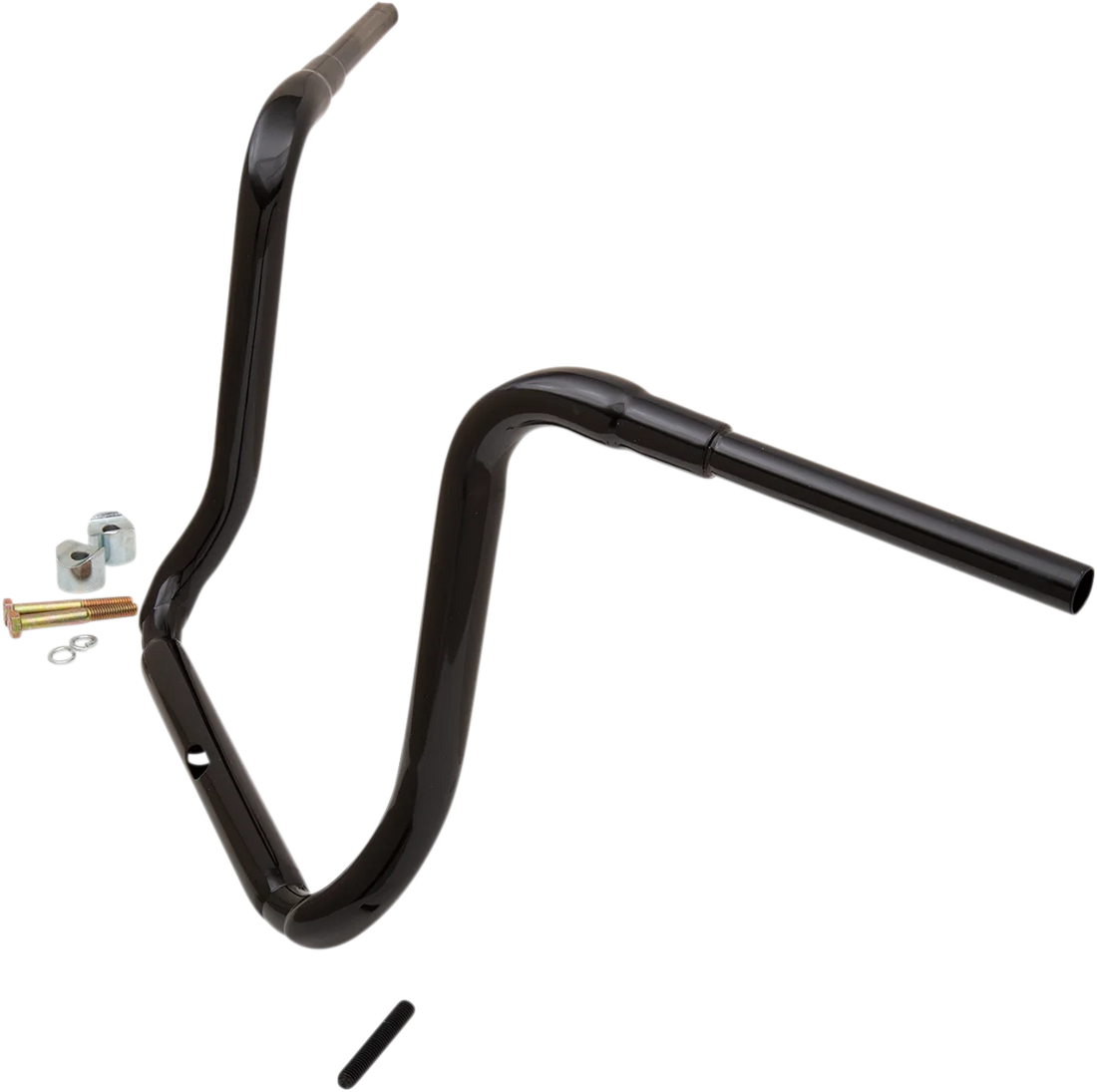 LA Choppers Handlebar - Grande Traditional Ape Hanger - 16" - Black LA-7323-16B - Side View