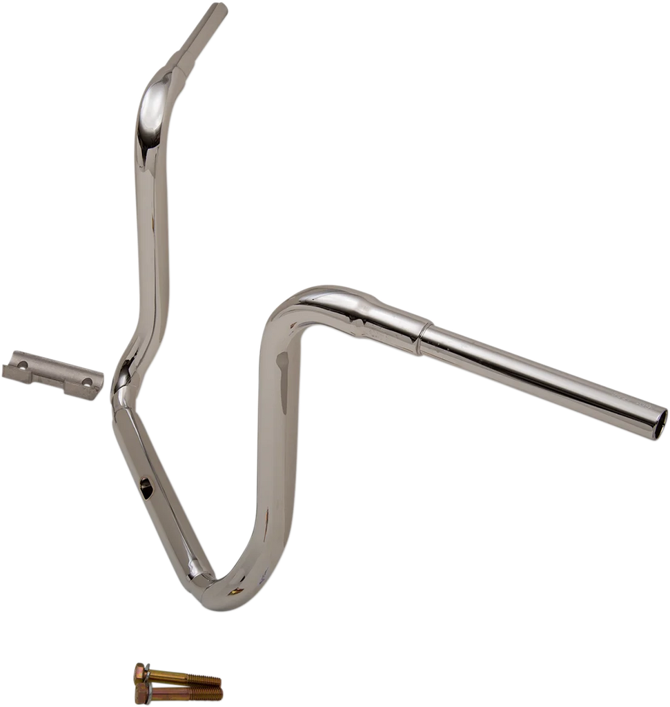 LA Choppers Handlebar - Grande Traditional Ape Hanger - 16" - Chrome LA-7322-16 - Side View