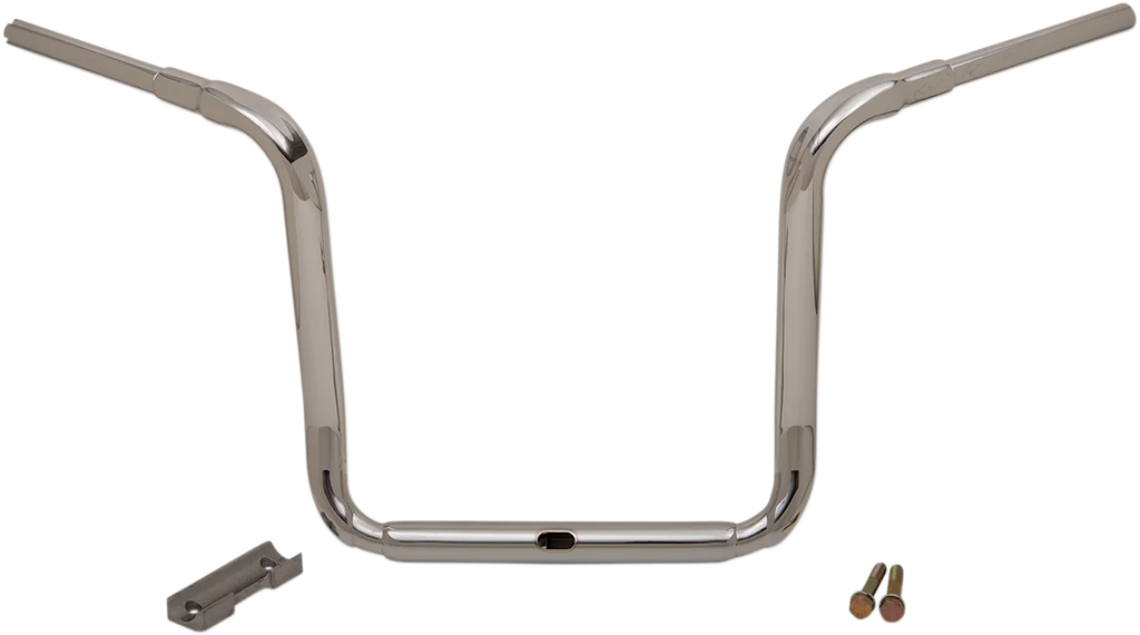 LA Choppers Handlebar - Grande Traditional Ape Hanger - 16" - Chrome LA-7322-16 - Back View
