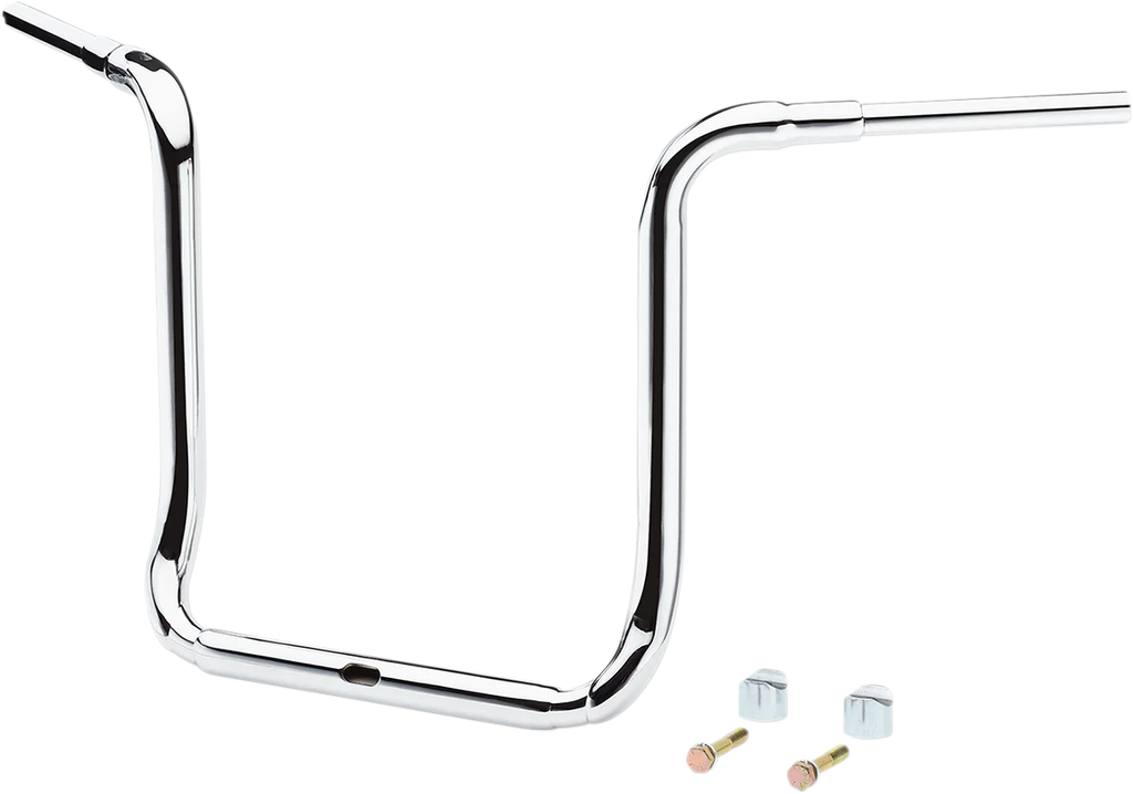 LA Choppers Handlebar - Grande Traditional Ape Hanger - 18" - Chrome LA-7323-18 - Side View