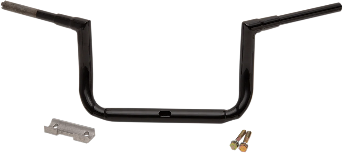 LA Choppers Handlebar - Grande Twin Peaks - 10" - Black LA-7365-10B - Side View