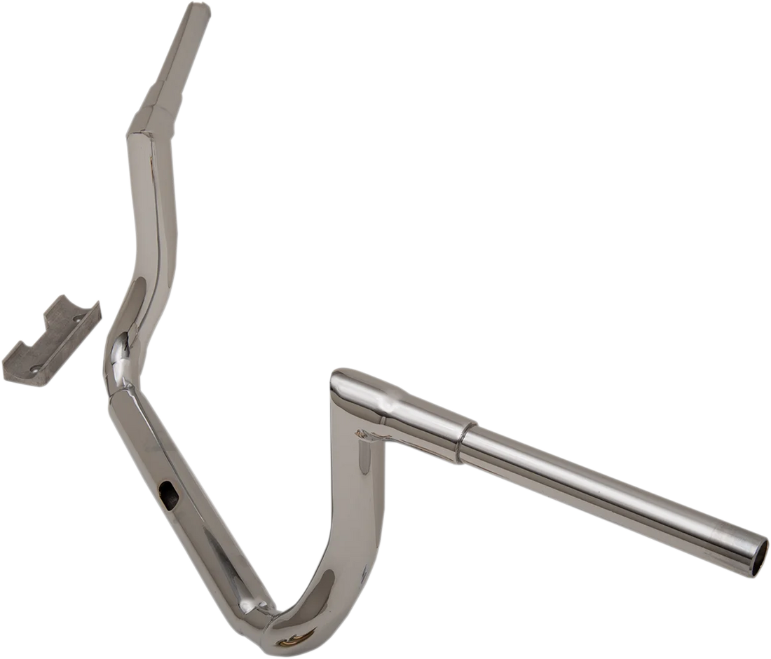 LA Choppers Handlebar - Grande Twin Peaks - 10" - Chrome LA-7365-10 - Back View