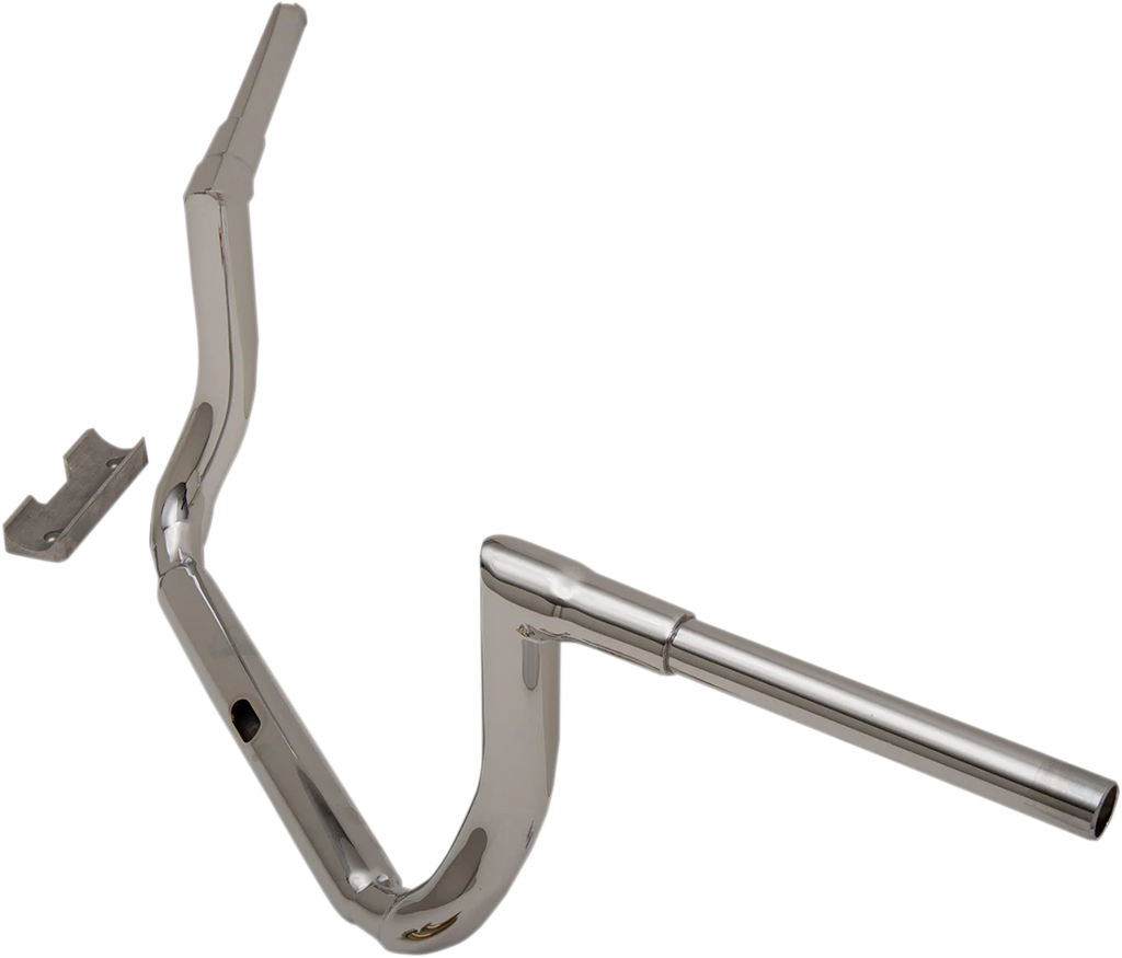LA Choppers Handlebar - Grande Twin Peaks - 10" - Chrome LA-7365-10 - Back View