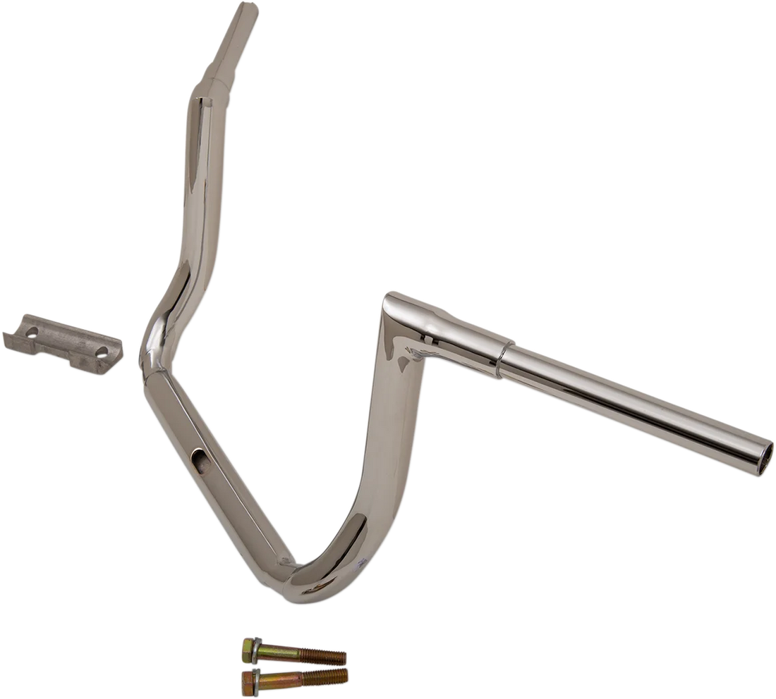 LA Choppers Handlebar - Grande Twin Peaks - 12" - Chrome LA-7365-12 - Side View