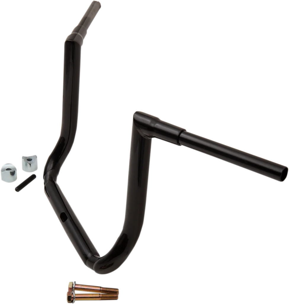 LA Choppers Handlebar - Grande Twin Peaks - 14" - Black LA-7364-14B - Side View