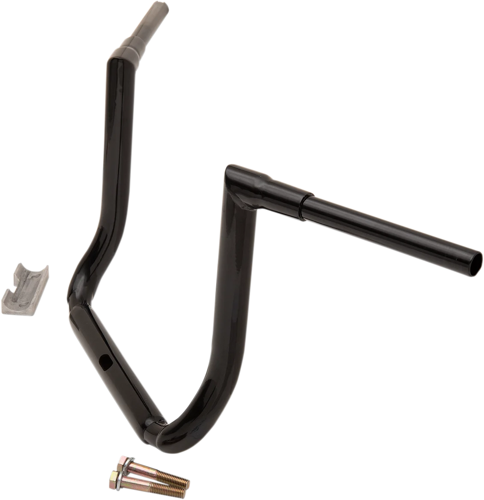 LA Choppers Handlebar - Grande Twin Peaks - 14" - Black LA-7365-14B - Side View
