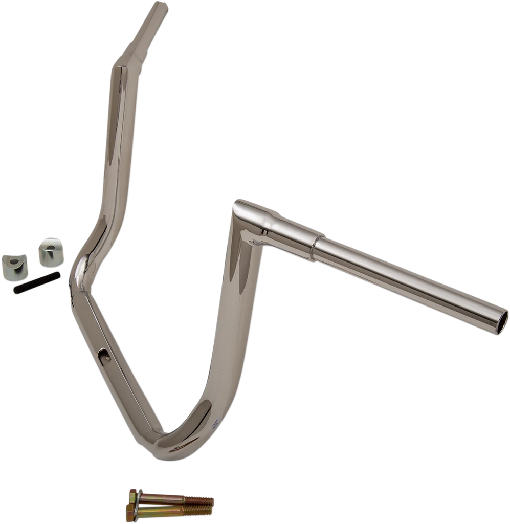 LA Choppers Handlebar - Grande Twin Peaks - 14" - Chrome LA-7364-14 - Side View