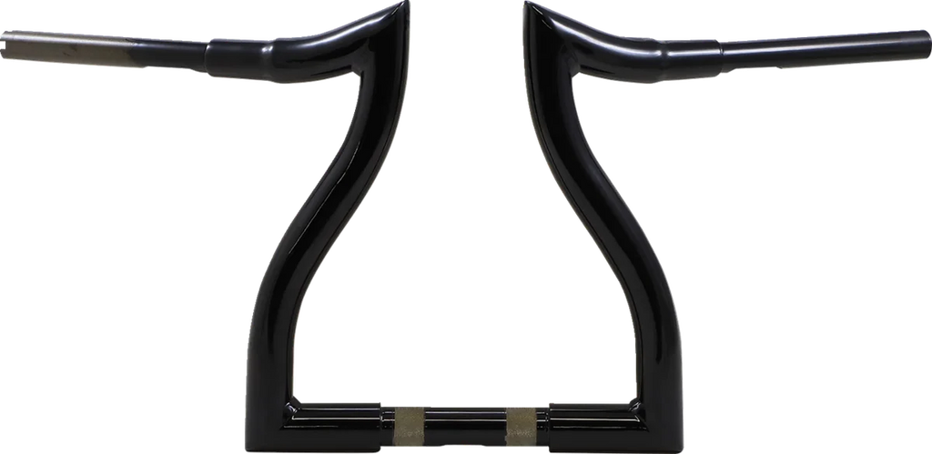 LA Choppers Handlebar - Hammerhead - 12" - Black LA-7326-12B - Side View