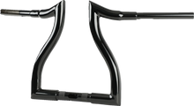 Load image into Gallery viewer, LA Choppers Handlebar - Hammerhead - 12" - Black LA-7328-12B - Main Product View