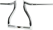 Load image into Gallery viewer, LA Choppers Handlebar - Hammerhead - 12" - Chrome LA-7316-12 - Side View