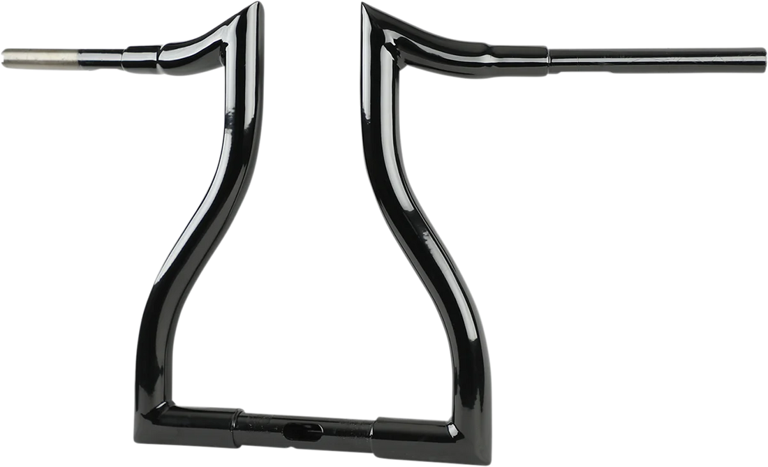 LA Choppers Handlebar - Hammerhead - 14" - Black LA-7316-14B - Side View
