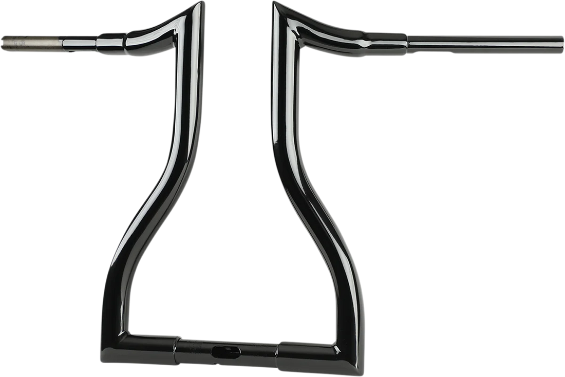 LA Choppers Handlebar - Hammerhead - 16" - Black LA-7316-16B - Side View
