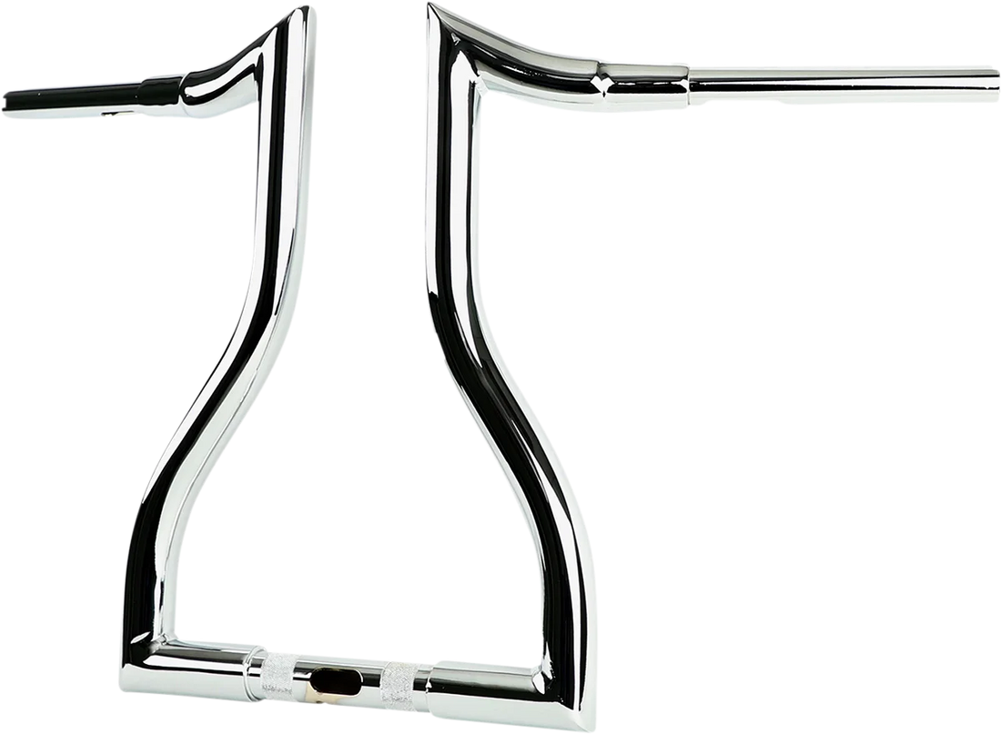 LA Choppers Handlebar - Hammerhead - 16" - Chrome LA-7316-16 - Side View