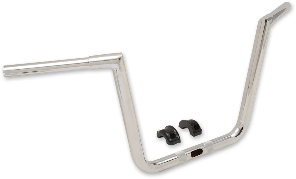 LA Choppers Handlebar - Hefty Twin Peaks - 13" - Chrome LA-7312-63 - Side View