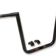 Load image into Gallery viewer, LA Choppers Handlebar - Hefty Twin Peaks - 19" - Black LA-7312-69B - Side View