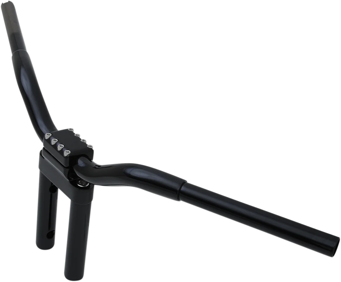 LA Choppers Handlebar - Kage Fighter - 10" - Black LA-7335-06B - Side View