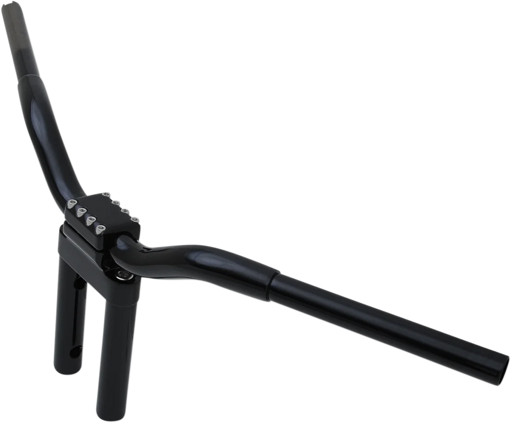 LA Choppers Handlebar - Kage Fighter - 10" - Black LA-7335-06B - Side View